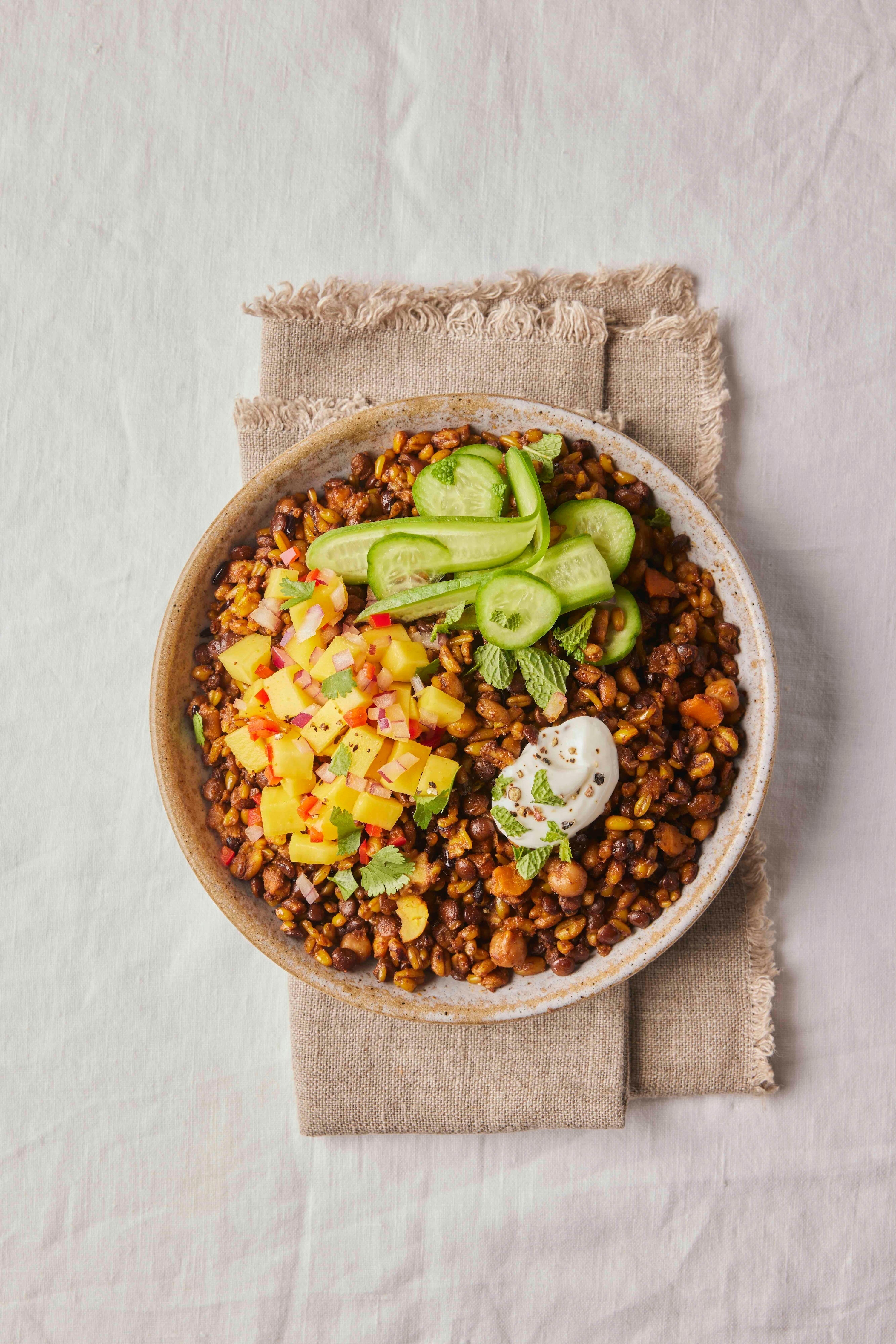 Merchant Gourmet Italian Supergrain Bowl With Freekeh, Haricot