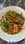 Coconut Curried Puy Lentils with Salmon & Herb Salad