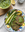 Glorious Grain & Spring Pea Fritters with Wild Garlic Pesto