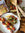 Mikayla's Mediterranean Rice Salad with Chorizo & Halloumi Skewers