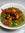 Spinach & Lentil Dhal with Mango Chutney Halloumi