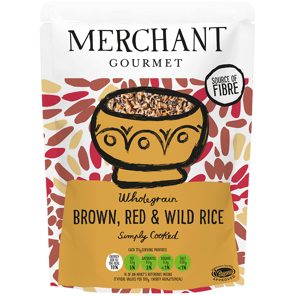 Simply Cooked Brown, Red & Wild Rice by Merchant Gourmet